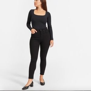NWT: Everlane Curvy Black Skinny Jeans, 29